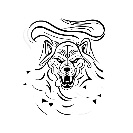 strength and loyalty  tattoo design idea