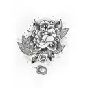 words tattoo with strength and loyalty  tattoo design idea