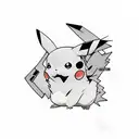 pikachu tattoo design idea