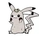 pikachu tattoo design idea