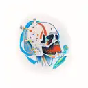 anxiety tattoo design idea