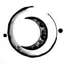 Moon phases tattoo design idea