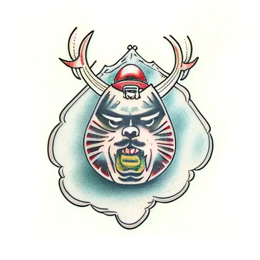 meat loaf in a canoe tattoo design idea