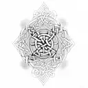 Celtic Knot tattoo design idea