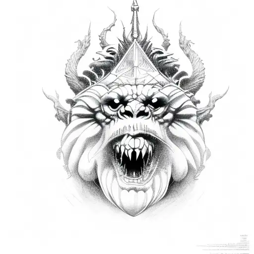  fear god tattoo design idea