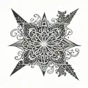 Nordic symbols of entropy tattoo design idea