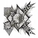 tim burton style tattoo design idea