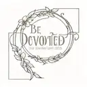 Romans 12:10 Be devoted to one another in love. Honor one another above yourselves. tattoo design idea