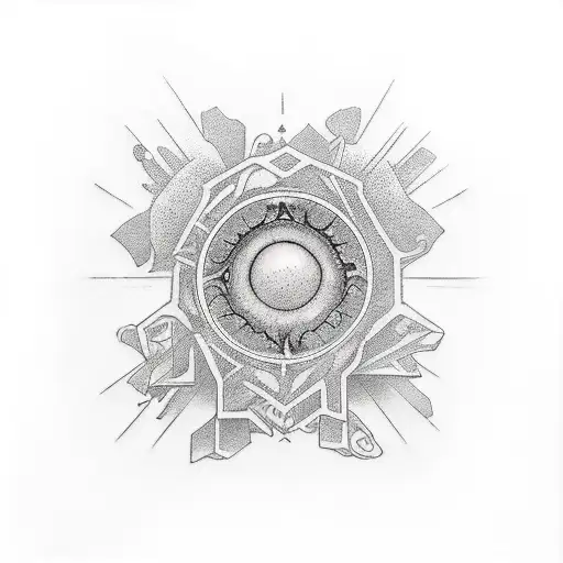 sol tattoo design idea