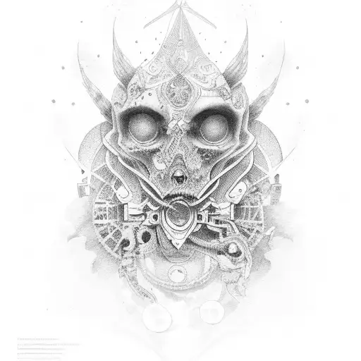 madre de la mano de un niño y una niña tattoo design idea