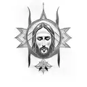 jesus  tattoo design idea