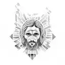 jesus  tattoo design idea