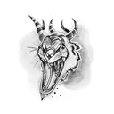 Design a tattoo showcasing the strength and agility of lacrosse players tattoo design idea