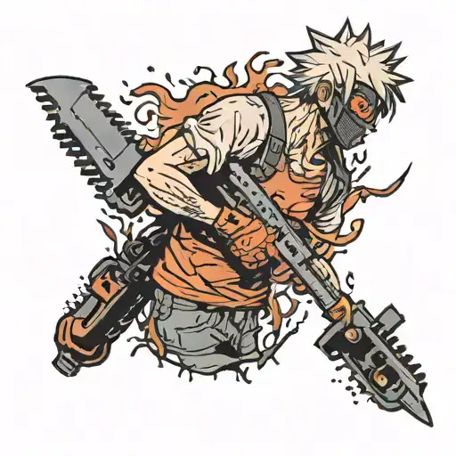 Chainsaw Man tattoo design idea