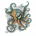 Betty Boo Octopussy tattoo design idea