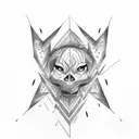 thunderstorm tattoo design idea