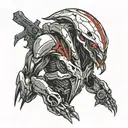 Mass Effect Reaper tattoo design idea