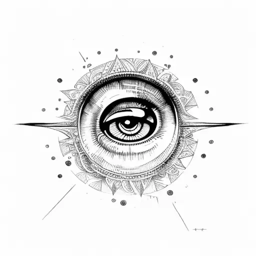 All Seeing Eye tattoo design idea