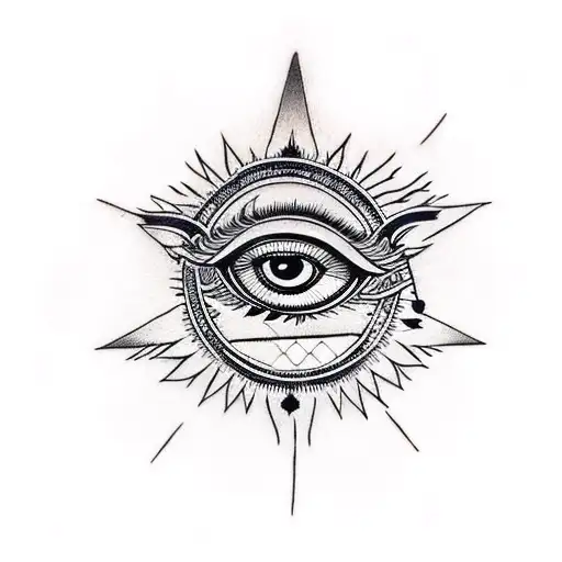 All Seeing Eye tattoo design idea