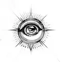 All Seeing Eye tattoo design idea