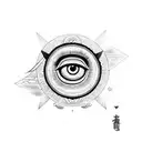 All Seeing Eye tattoo design idea