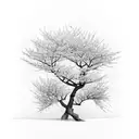 Cherry Blossom tree tattoo design idea