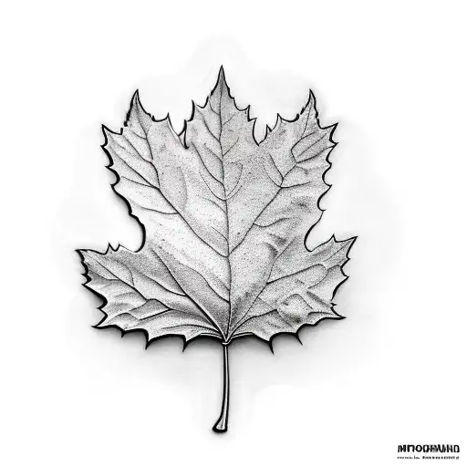Maple Leaf tattoo design idea
