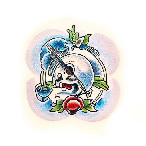 a food festival tattoo design idea