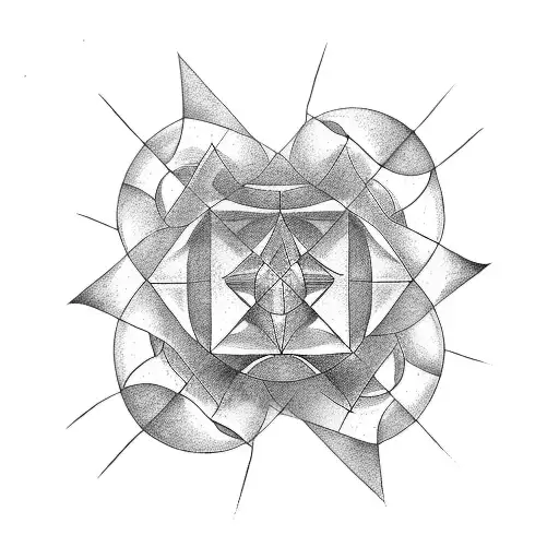 shadow and dust tattoo design idea