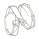 couple ring tattoo design idea