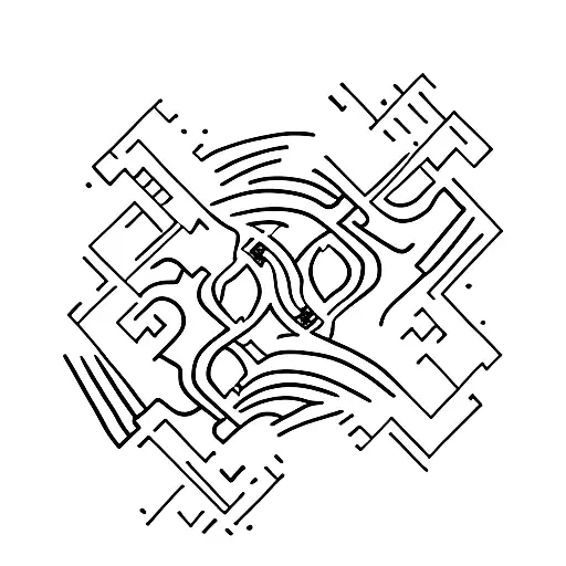 brother sister love tattoo design idea