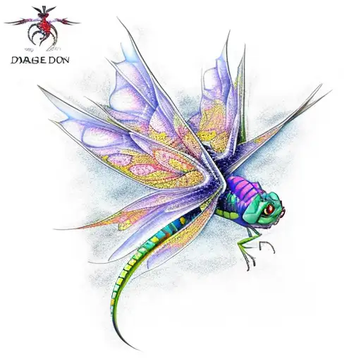 the dragon flies at full arm length  tattoo design idea