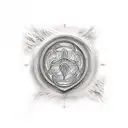 Malenia rune tattoo design idea