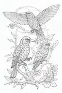 Tatoo bird Rust Cohle from true detective and tatoo Ellie's cicada from the last of us tattoo design idea