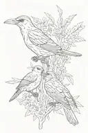 Tatoo bird Rust Cohle from true detective and tatoo Ellie's from the last of us tattoo design idea