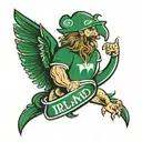 Ireland Rugby tattoo design idea