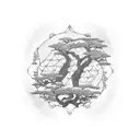 torii Japan tattoo design idea