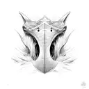 Goblin shark tattoo design idea