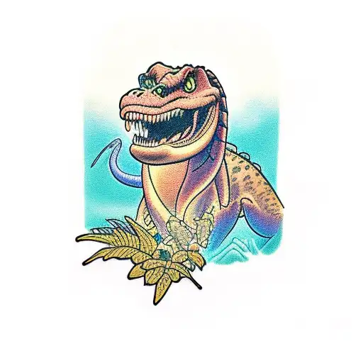 Petrie land before time tattoo design idea