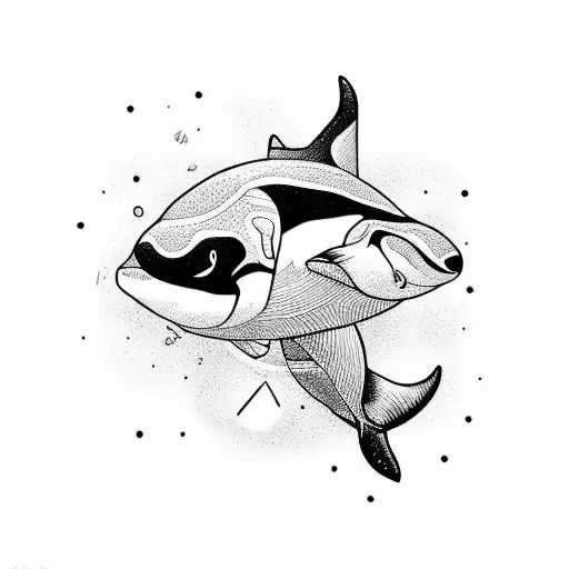 Orca tattoo design idea