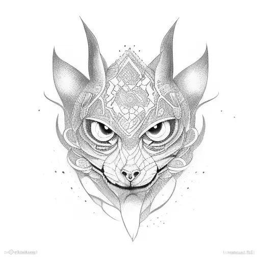 double C tattoo design idea