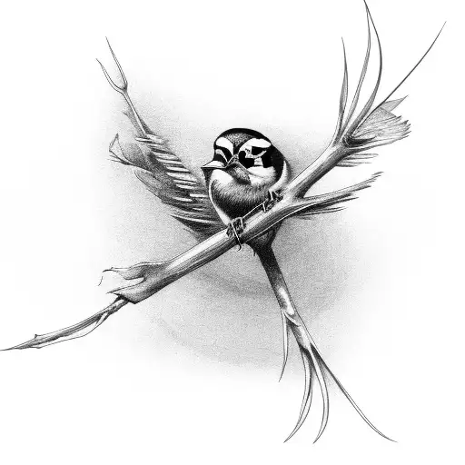 dead Sparrow tattoo design idea