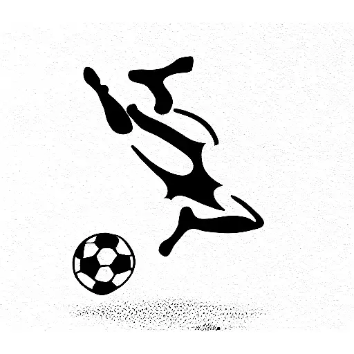 roberto firmino kung fu kick celebration  tattoo design idea