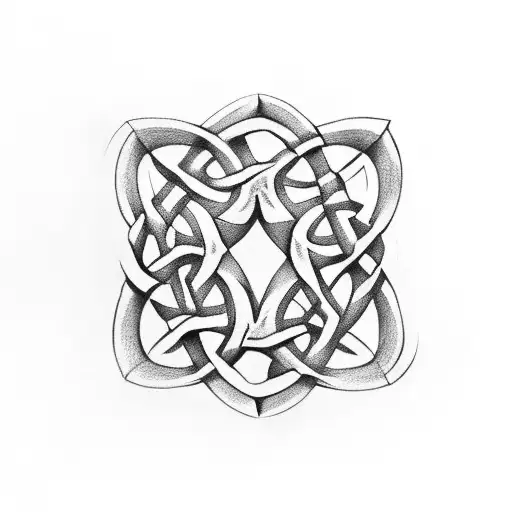 celtic Dara Knot tattoo design idea