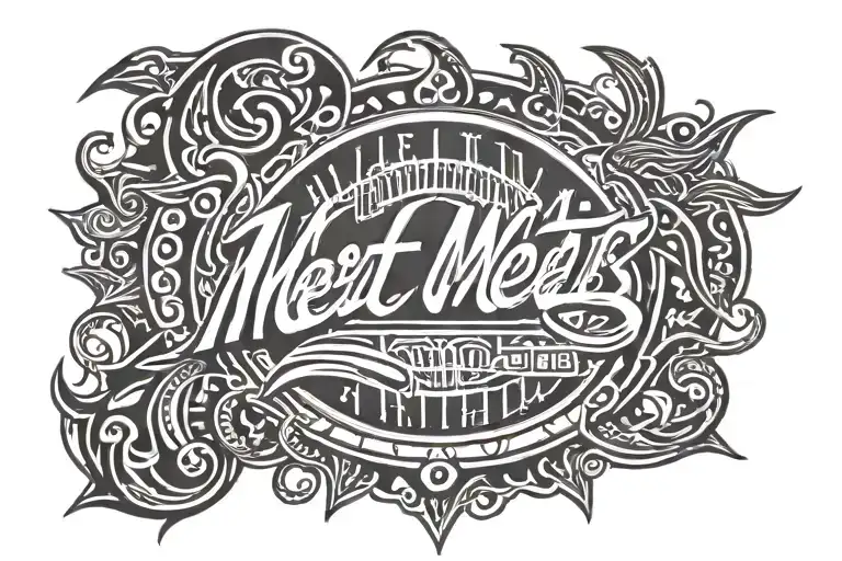 ny mets logo tribal tattoo tattoo design idea