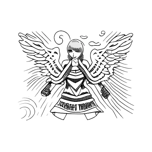 Taylor Swift Cardigan  tattoo design idea