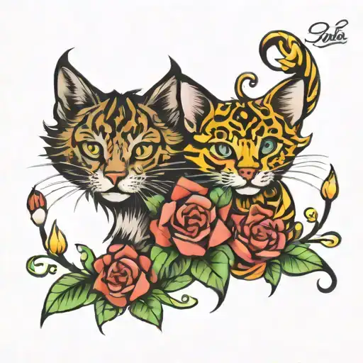 Sam and Ben 4ever tattoo design idea