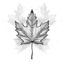Maple Leaf tattoo design idea