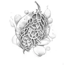 bay leaf tattoo design idea