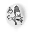 bart simpson  tattoo design idea